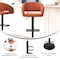 Flash Furniture Cognac Vinyl Adjustable Height Barstool CH-122070-BRBK-GG - alternate 10
